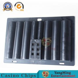 ซื้อ Texas Hold'em Poker Club 6 แถวชิปคาสิโนถาดสีดำ 37.5 * 25.3 ซม การผลิตออนไลน์