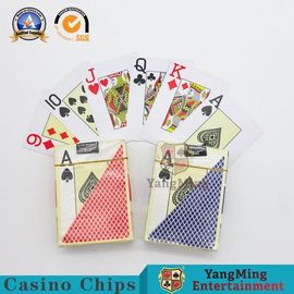 ซื้อ 3.3 ความหนา Texas Holdem Club การเล่นไพ่คาสิโน / การเล่นไพ่ Pvc สองสี การผลิตออนไลน์