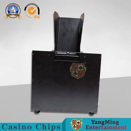 ซื้อ อุปกรณ์เสริมเกมคาสิโนเฉพาะ Full Metal Intelligent Automatic เครื่องตัดบัตรโป๊กเกอร์สีดำที่มีประสิทธิภาพการ์ดหั่น การผลิตออนไลน์