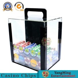 ซื้อ การพนันชิป RFID อะคริลิ C Arrier แบบพกพาผู้ถือชิปโป๊กเกอร์ที่มีถาดสำหรับ 1000 ชิ้น 40 มิลลิเมตรคาสิโนชิปโป๊กเกอร์ การผลิตออนไลน์
