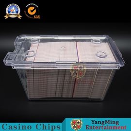 ซื้อ 195g อุปกรณ์เกมคาสิโนอะคริลิการ์ดผู้ให้บริการ 8 ดาดฟ้าเล่นไพ่ความปลอดภัยทิ้งผู้ถือสำหรับตารางบาคาร่าของ การผลิตออนไลน์