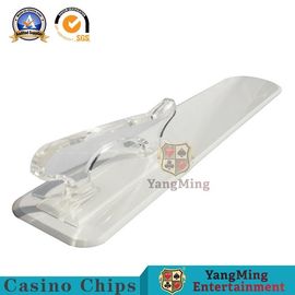 ซื้อ อุปกรณ์เสริมเกมคาสิโนที่เป็นมิตรกับสิ่งแวดล้อมการแข่งขันโป๊กเกอร์พลาสติกไพ่เฉพาะพลั่วด้ามใส การผลิตออนไลน์