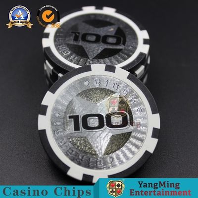 ซื้อ Texas Hold'Em Poker Gambling Table สติ๊กเกอร์เลเซอร์ชิป 11.5g Clay Core Poker Star การผลิตออนไลน์