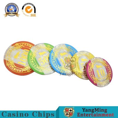 ซื้อ 760 ชิ้น Texas Hold 'Em Game Core Anti-Counterfeit Chip Currency American ABS Clay Poker Fancy Chip Set Factory Spot การผลิตออนไลน์