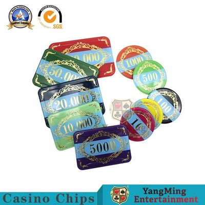 ซื้อ 760 ชิ้น Texas Black Jack Bronzing พลาสติกชิปสองชั้นอะคริลิคป้องกันการปลอมแปลงชิปตั้งค่าเฉพาะจุดรองรับที่กำหนดเอง การผลิตออนไลน์