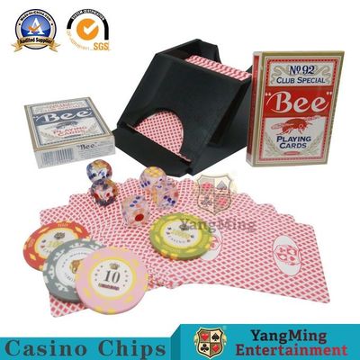 ซื้อ พลาสติกสีดำ Texas Hold'Em 1 Deck Card Dealer Niu Niu Taiwan Table Game การผลิตออนไลน์