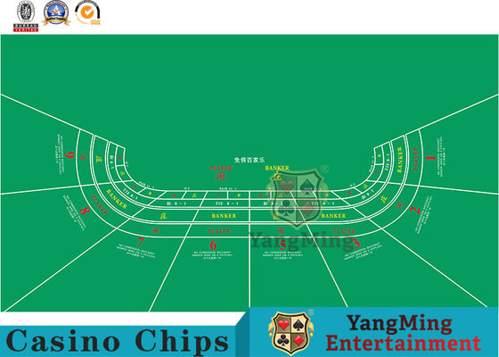 ซื้อ บาคาร่า 9 ผู้เล่น No 4 ฟรีค่าคอมมิชชั่นการแข่งขันระหว่างประเทศ Texas Hold'Em Professional Game Waterproof Layout การผลิตออนไลน์