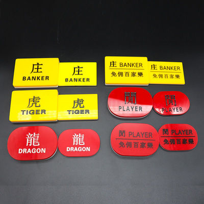 ซื้อ พลาสติกอะคริลิคที่เป็นมิตรกับสิ่งแวดล้อมการพิมพ์สองด้านการพิมพ์รหัสการแกะสลักภาษาจีนและภาษาอังกฤษ การผลิตออนไลน์