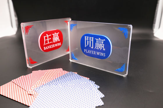 ซื้อ ปุ่มตัวแทนจำหน่ายคริลิคคริสตัลกึ่งฝ้าฟรีการ์ดฟรี Texas Hold'Em Baccarat GamingTable ตำแหน่งเฉพาะ การผลิตออนไลน์