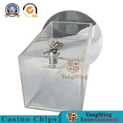 ซื้อ โต๊ะโป๊กเกอร์บาคาร่าอะคริลิคใสก้นกลม YM-DH04 การผลิตออนไลน์