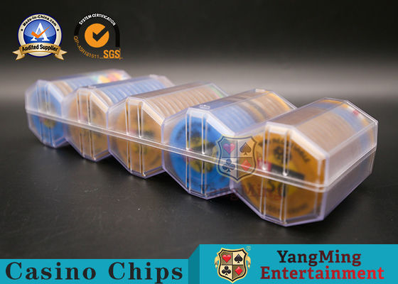 ซื้อ Poker Club Custom Diamond Frosted Chip Case กล่องใส่ชิปขนาด 45 มม. 100 ชิ้นพร้อมฝาปิดบอร์ดความบันเทิง การผลิตออนไลน์