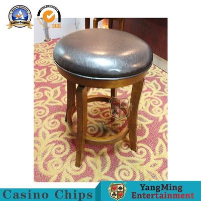 ซื้อ ไม้เนื้อแข็งหมุนบาร์ Oak คาสิโนเก้าอี้เล่นเกมหนัง PU การผลิตออนไลน์