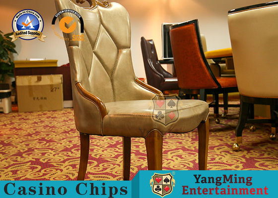 ซื้อ เก้าอี้รับประทานอาหาร Oak Retro Leisure Baccarat Texas Club พร้อมพนักพิงนุ่ม การผลิตออนไลน์