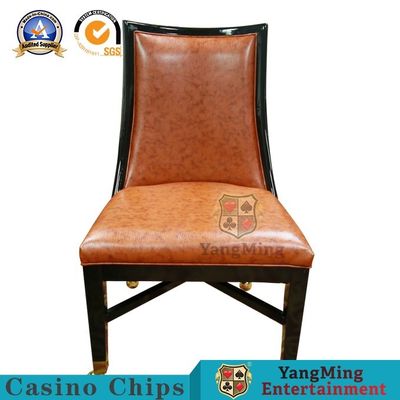 ซื้อ BlackJack Poker Club Metal Pulley คาสิโนเก้าอี้เล่นเกมไม้เนื้อแข็ง การผลิตออนไลน์