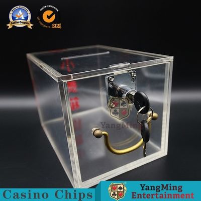 ซื้อ อุปกรณ์เสริมเกมคาสิโนอะคริลิคใสกล่องเคล็ดลับธนบัตรเงิน การผลิตออนไลน์