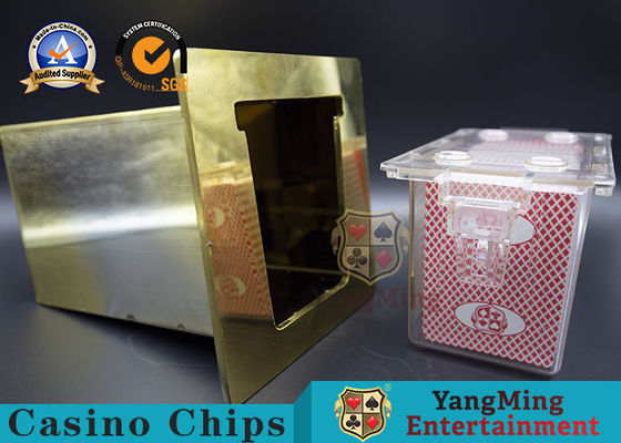 ซื้อ กล่องเล่นการ์ด 1 กก. Electroplated Titanium Golden Stainless Steel การผลิตออนไลน์