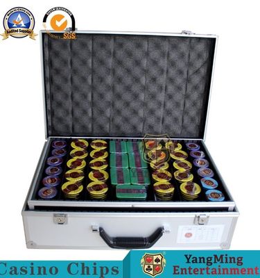 ซื้อ SGS 760 หลา Texas Hold'Em อลูมิเนียมอัลลอยด์ชิปเคสพร้อม Lock Clay การผลิตออนไลน์