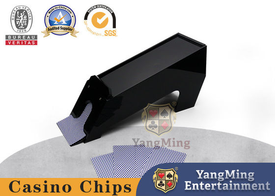 ซื้อ 8 Deck Card All Black Thick Acrylic Standard Poker Game ตัวแทนจำหน่ายรองเท้าสนับสนุนการปรับแต่ง การผลิตออนไลน์