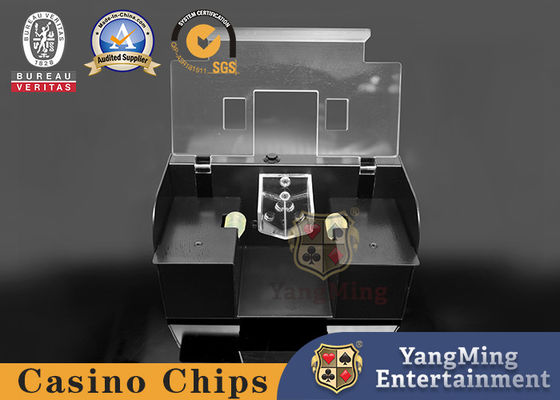 ซื้อ พาวเวอร์ซัพพลายแบบกำหนดเอง Metal 2 Deck Card Shuffler สำหรับคาสิโนโป๊กเกอร์ การผลิตออนไลน์
