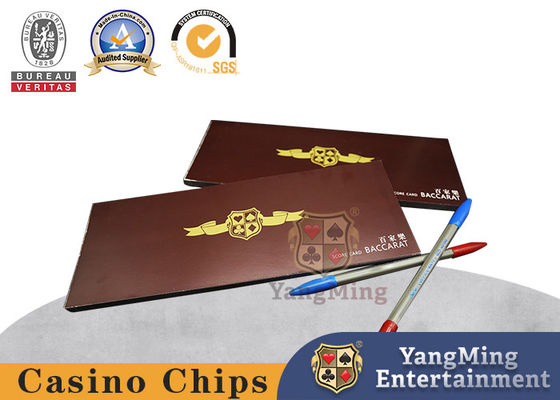 ซื้อ SGS 80g Paper Baccarat Score Card แผ่นเขียนเรียบ การผลิตออนไลน์