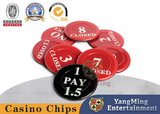 ซื้อ เส้นผ่านศูนย์กลาง 40 มม. คริสตัลอะคริลิค Niu Niu Texas Holdem การเดิมพันเกม Chip Coins การผลิตออนไลน์