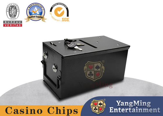ซื้อ Baccarat Gambling Lockable Cash Box หนา 1.5 มม. พร้อมตัวล็อค การผลิตออนไลน์