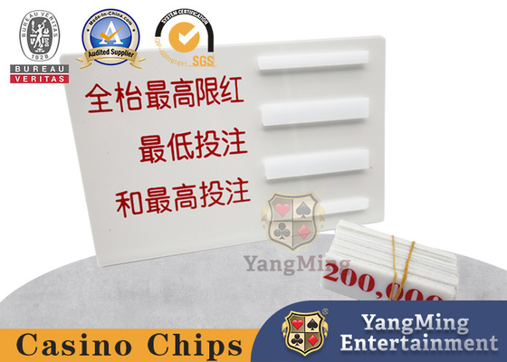 ซื้อ Baccarat Poker Table Display Card เคาน์เตอร์อุปกรณ์เสริม L Shaped การผลิตออนไลน์