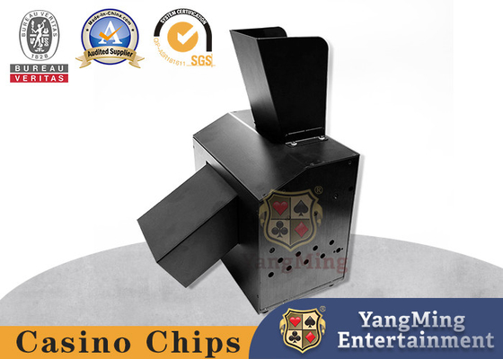 ซื้อ All Black Metal Iron Single-Port Poker Card Paper เครื่องทำลายเอกสารอัตโนมัติ การผลิตออนไลน์