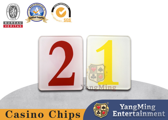 ซื้อ Frosted Acrylic Plastic Number 1, 2 Poker Gambling Table Card Game กระดานปกการ์ดโดยเฉพาะ การผลิตออนไลน์