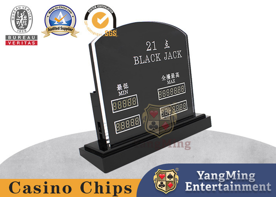 ซื้อ ชิปการพนันคาสิโน Black Jack ที่นำเข้าจากอะครีลิค การผลิตออนไลน์