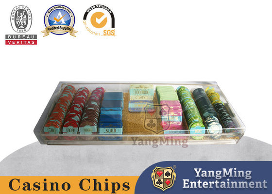 อินโหลดโปร่ง Acrylic Chip Box เกมโต๊ะโป๊กเกอร์ จับ จับพก