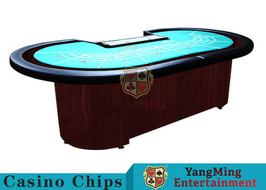 โต๊ะโป๊กเกอร์ Baccarat Standard Fod สําหรับ 9 คน โต๊ะโป๊กเกอร์ Baccarat ขนาด 80 นิ้ว