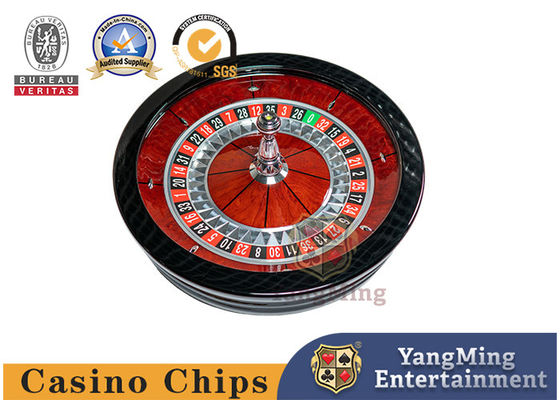 American Manual Roulette เกมโต๊ะโป๊กเกอร์แฮนด์เมดทำเอง ไม้เนื้อแข็ง เส้นผ่านศูนย์กลาง 82 ซม