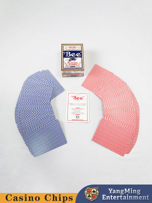 310 กรัม นําเข้า สีแดง สีน้ําเงินผึ้ง สีดํา โค๊กเกอร์การ์ด Baccarat โต๊ะพนัน