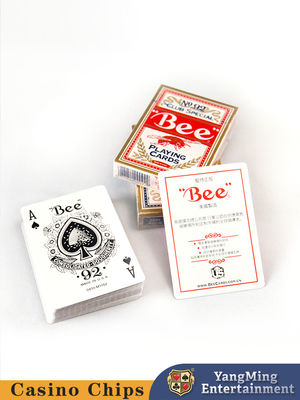 Baccarat Red and Blue Poker Cards นำเข้า Black Core Original Box Casino Poker Cards