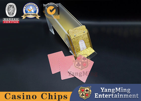 8 Deck Scrub Acrylic โป๊กเกอร์ ดีเลอร์ รองเท้า การ์ดเล่น กล่องดีเลอร์พิเศษ ผู้ถือบัตรโป๊กเกอร์ที่กําหนดเอง