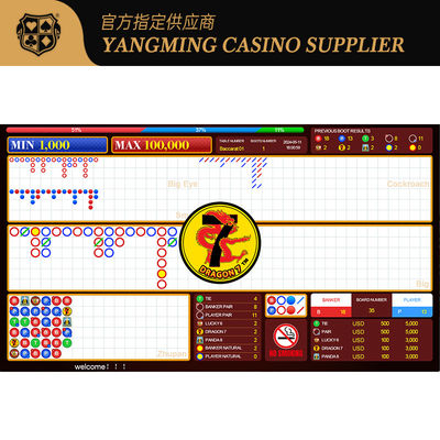 ใหม่อัพเกรดจออเนชั่น ภาษาจีนและภาษาอังกฤษ ภาษาสอง การสลับ คาสิโน Baccarat ระบบโปรแกรม