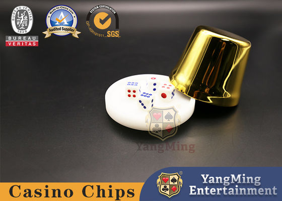 100 Packaging Melamine Dice Cup Sieve Dice รอบมุม Sieve Shaker Bar Bone คีทีวี คลับกลางคืน โรงงานผลิตปุ่มใหญ่ สป๊อต