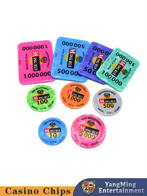 คุณภาพ Wholesale RFID Smart Chip ชิปโป๊กเกอร์ ชิปชุด Baccarat คาสิโนเกมบันเทิง