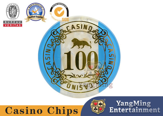 760 ชิ้น Texas Hold 'Em Game Core Anti-Counterfeit Chip Currency American ABS Clay Poker Fancy Chip Set Factory Spot