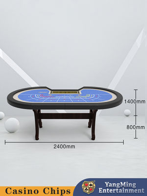 บาคาร่า I-Beam H-Leg โต๊ะพับ การพนัน บันเทิง สโมสรพักผ่อน โต๊ะเกมโป๊กเกอร์