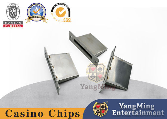 สแตนเลสอุปกรณ์เกมคาสิโนตารางการพนัน Anodized ทองเหลืองสล็อตชิปโป๊กเกอร์และบิลวางสล็อตเคล็ดลับผู้ถือ