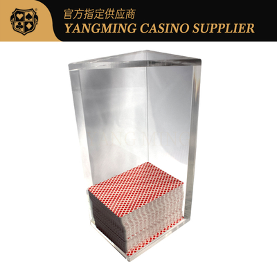 6 Decks Clear Poker Discard Holder เพื่อความบันเทิงที่ราบรื่น