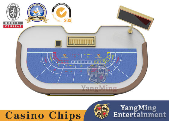 โต๊ะไพ่โป๊กเกอร์แบบเรียบง่ายทนทานทันสมัยพร้อมขาโต๊ะไม้ Z / บาคาร่า