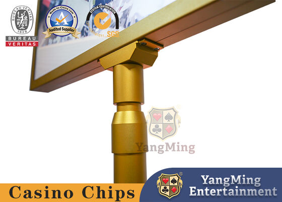 จอภาพคอมพิวเตอร์คริสตัล Rose Gold - ชุบ 27 นิ้วคาสิโนสองด้าน HD Retractable