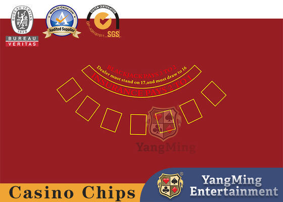 เท็กซัส โฮลเดม โป๊กเกอร์ แบล็คแจ็ค แบล็คแจ็ค แผ่นผ้าเสื้อผ้ามืออาชีพ แบบกันน้ําและกันไฟ