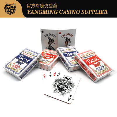 การ์ดโป๊กเกอร์พรีเมี่ยม พร้อมการสนับสนุนโลโก้ที่กําหนดเอง