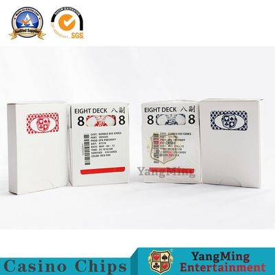 Customize 100g/deck Casino Poker Cards Imported Black Core