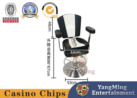 High Leg Stainless Steel Base Rotating Steelcase Dealers Chair For Hotel Club