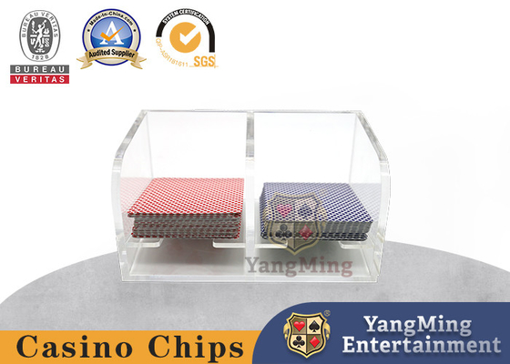 นิว นิว เกมการโยนถือครบครันโปร่งใส Acrylic 2 คู่เกมโต๊ะโป๊กเกอร์ขายกล่อง